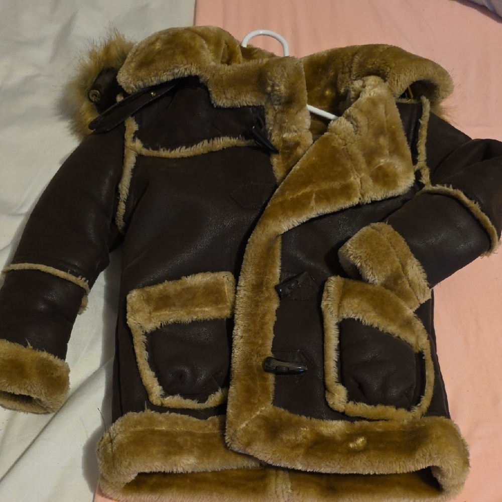 Jordan Craig Kids Dark Brown Sherling/Sheepskin - Picture 1 of 8
